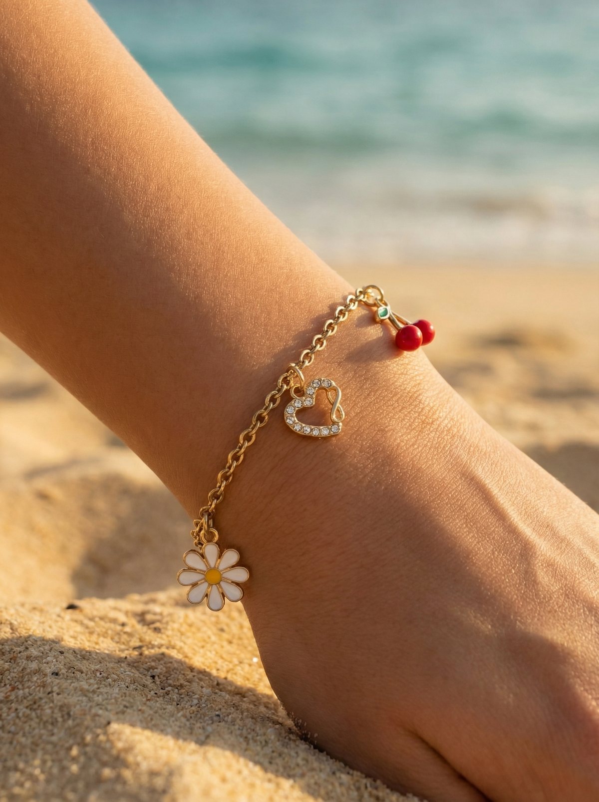 Bracelet Golden Love Signature