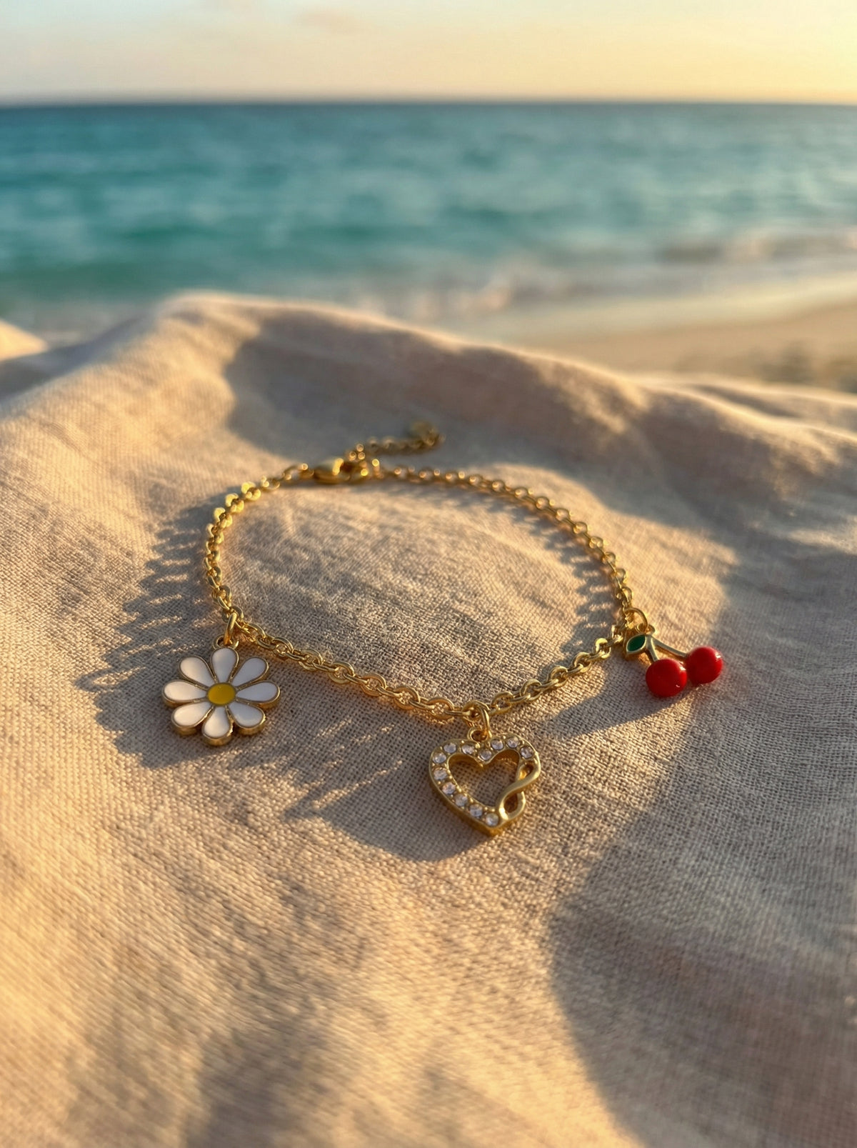 Bracelet Golden Love Signature