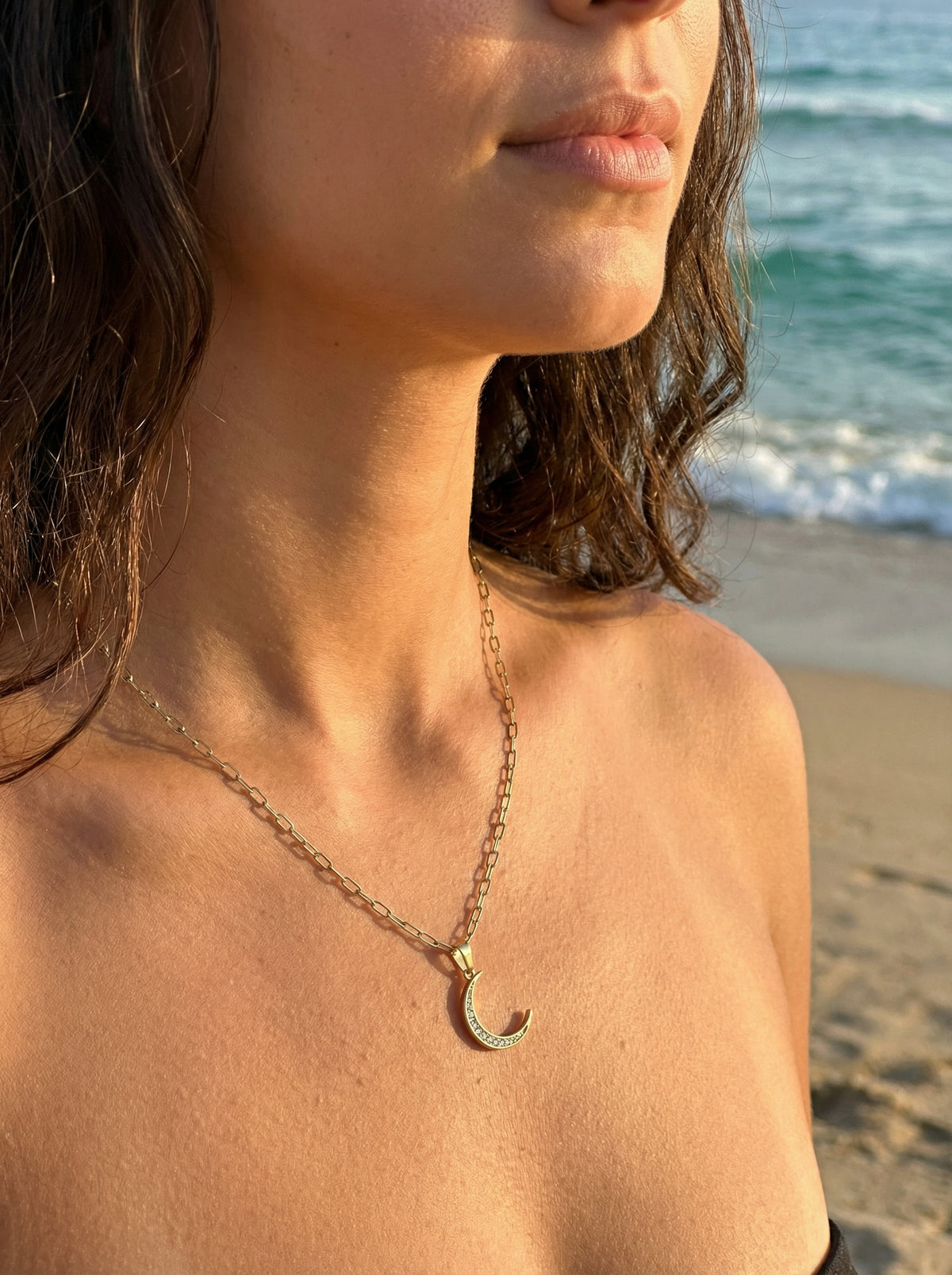Collier Sunset Moon