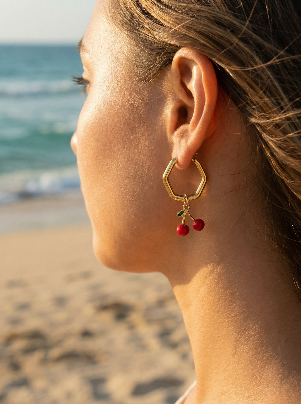 Boucle D'oreille Cherry Glow